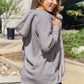 Full Size Teddy Hooded Jacket with Pockets