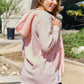 Full Size Teddy Hooded Jacket with Pockets
