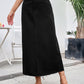 Raw Hem Denim Skirt