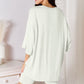 Basic Bae Full Size Soft Rayon Three-Quarter Sleeve Top and Shorts Set