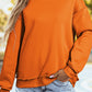 Oversize Mock Neck Sweatshirt