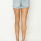 RISEN Raw Hem Denim Shorts