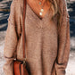 Loose Eyelet Sweater