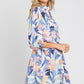 GeeGee Floral Print Mini Dress