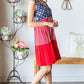 Heimish Full Size US Flag Theme Contrast Tank Dress
