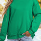 Oversize Mock Neck Sweatshirt