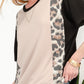 Celeste Full Size Leopard Color Block T-Shirt