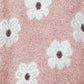 Flower Half Zip Long Sleeve Sweater