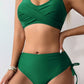 Scoop Neck Wide Strap Bikini Set
