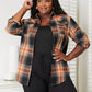 Plaid Dropped Shoulder Shirt