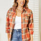 Plaid Dropped Shoulder Shirt