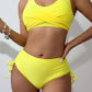 Scoop Neck Wide Strap Bikini Set