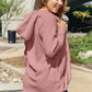 Full Size Teddy Hooded Jacket with Pockets