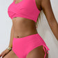 Scoop Neck Wide Strap Bikini Set