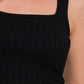 Zenana Ribbed Cropped Tank