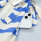 Blue Leaf Botanical Maxi Dress RTS