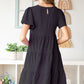Heimish Swiss Dot Short Sleeve Tiered Dress