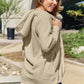 Full Size Teddy Hooded Jacket with Pockets