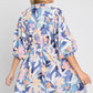 GeeGee Floral Print Mini Dress
