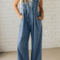 Acid Wash Pintuck Overalls RTS