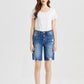 BAYEAS Full Size Super High Rise Denim Bermuda Shorts