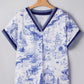 Blue Wild Animal Blouse