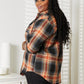 Plaid Dropped Shoulder Shirt