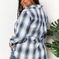 Plaid Dropped Shoulder Shirt