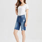 BAYEAS Full Size Super High Rise Denim Bermuda Shorts
