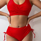 Scoop Neck Wide Strap Bikini Set