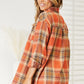 Plaid Dropped Shoulder Shirt