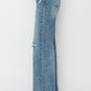 RISEN Full Size High Waist Distressed Wide Leg Jeans