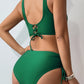 Scoop Neck Wide Strap Bikini Set