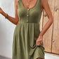Scoop Neck Wide Strap Mini Tank Dress
