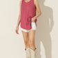 Ninexis Round Neck Button Side Tank