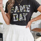 Black Camo Game Day Top