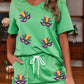 Green Mardi Gras Sequin Set RTS