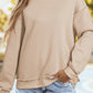 Oversize Mock Neck Sweatshirt