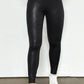Black Sleek Leather Leggings