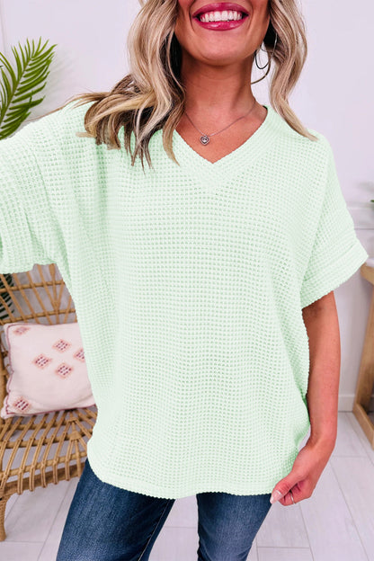 Waffle Knit Top