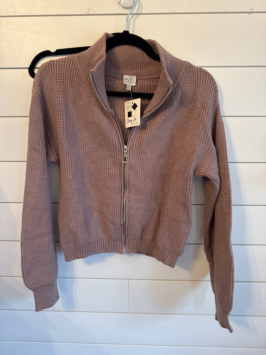 Zip up Knit Sweater