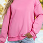 Oversize Mock Neck Sweatshirt