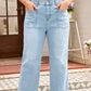 Blue Plus Raw Cut Jeans
