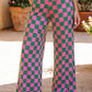 Checkered High Waist Pants