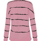 Striped Round Neck Sweatshirt