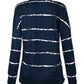 Striped Round Neck Sweatshirt