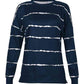 Striped Round Neck Sweatshirt