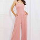 Zenana Only Exception Full Size Striped Jumpsuit