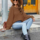 Round Neck  Long Sleeve Sweater