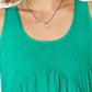 Zenana Swiss Dot Sleeveless Babydoll Dress